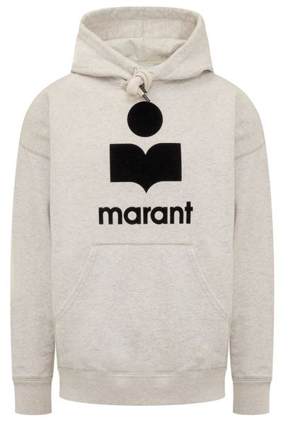 Isabel Marant Miley Logo Flocked Hoodie