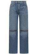 JW Anderson Cut-Out Knee Bootcut Jeans