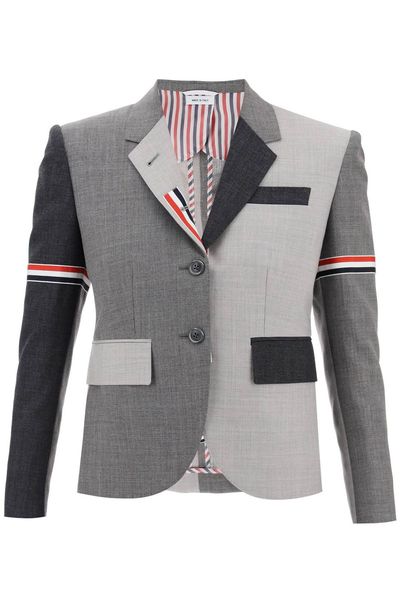Thom Browne Fun-Mix Panelled Blazer