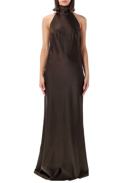 Ralph Lauren Chilton Halterneck Evening Dress