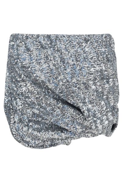 The Attico All-Over Sequinned Mini Skirt