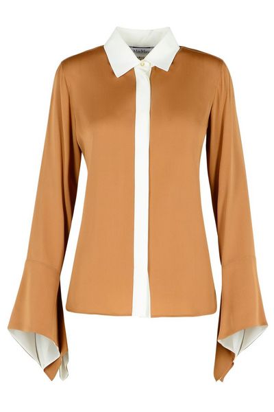 Max Mara Pio Curved Hem Drop-Shoulder Shirt