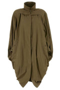 Chloé Oversized High-Neck Cape Coat