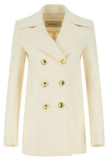 Valentino Double-Breasted Long-Sleeved Coat