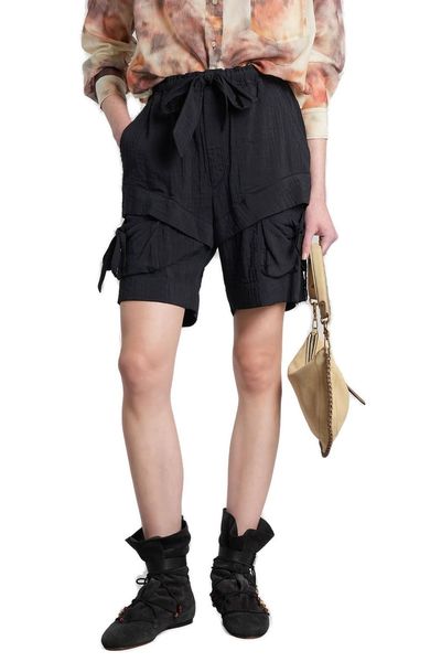 Isabel Marant Étoile Bermia Tie Detailed Shorts