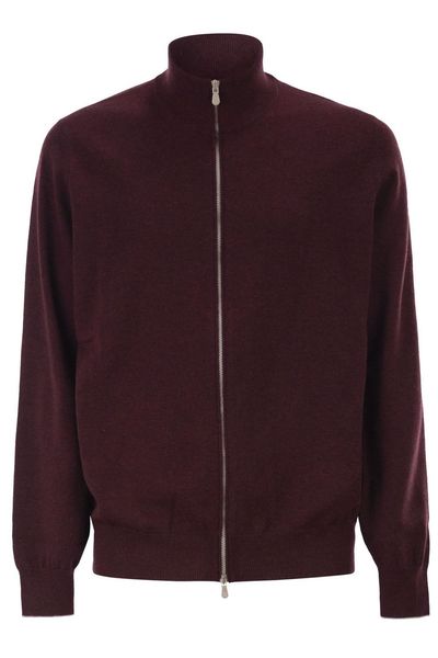 Brunello Cucinelli Zip-Up Knitted Cardigan