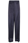 Dries Van Noten Pinstripe Straight-Leg Trousers