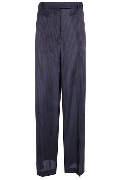Dries Van Noten Pinstripe Straight-Leg Trousers