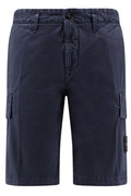 Stone Island Regular Fit Cargo Bermuda Shorts