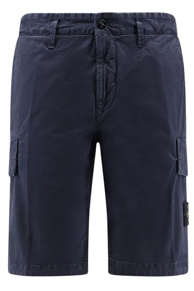 Stone Island Regular Fit Cargo Bermuda Shorts