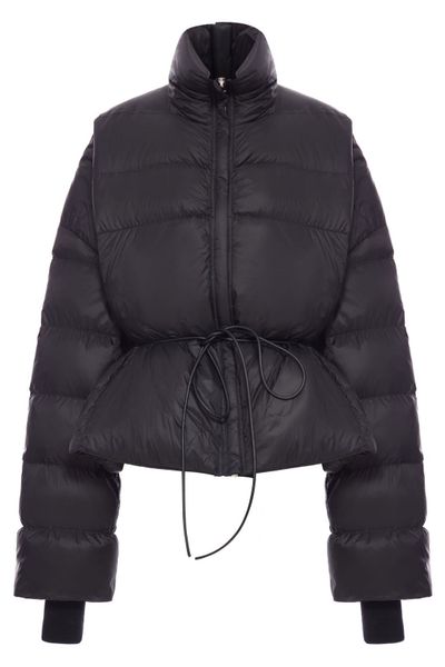 Rick Owens Funnel Neck Sail Down Jacket