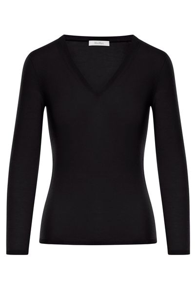 Max Mara V-Neck Long-Sleeved Jumper