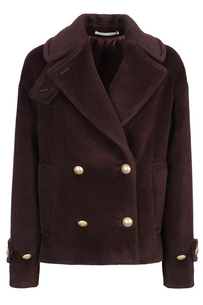 Tagliatore Long Sleeved Double Breasted Short Coat