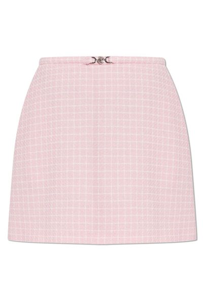Versace Plaid Patterned Skirt