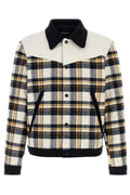 Dsquared2 Embroidered Flannel Western Bomber Jacket