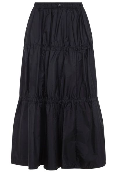 Moncler Ruffle Mid-Length Skirt