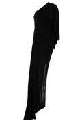 Gucci Jersey Asymmetrical Long Dress