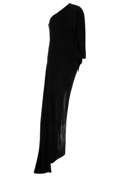 Gucci Jersey Asymmetrical Long Dress
