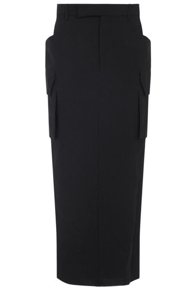 Rick Owens Slit Detailed Skirt