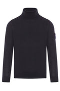 Stone Island Logo Patch Roll-Neck Jumper
