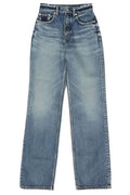 Alaïa Straight Leg Denim Jeans