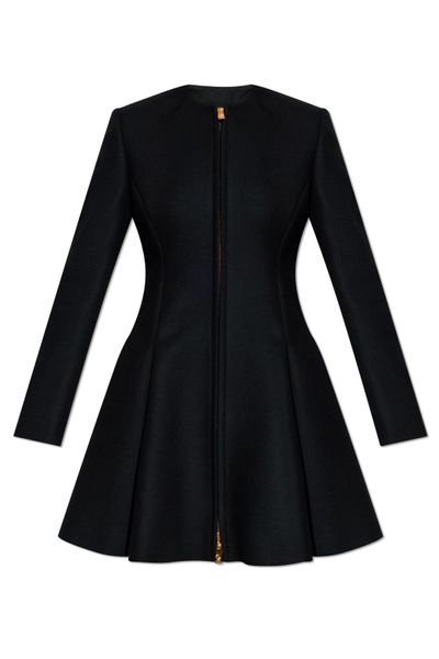 Versace Long-Sleeved Zipped Coat