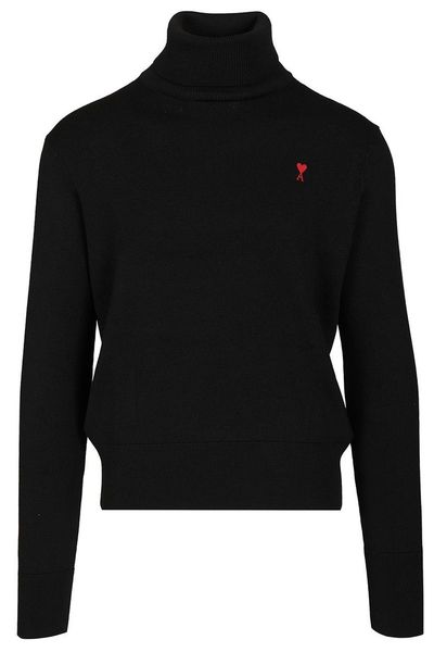 AMI Paris De Coeur Turtleneck Jumper