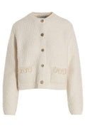 Lanvin Embellished Button-Up Cardigan