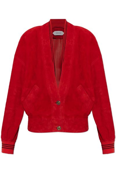 Versace V-Neck Buttoned Jacket