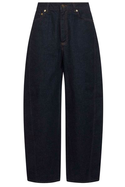 Givenchy Logo Patch Cocoon-Leg Jeans