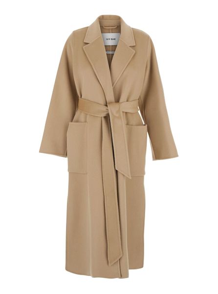 Ivy & Oak Belted Wool Coat