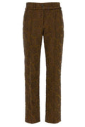 Dries Van Noten Textured Straight-Leg Pants