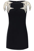 Dsquared2 Star-Embellished Straight Hem Mini Dress