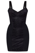 Dolce & Gabbana Lace Panelled Mini Strap Dress