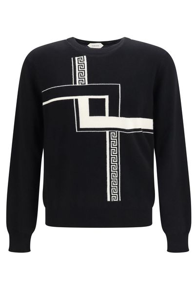 Versace Greca Incrocio Crewneck Jumper