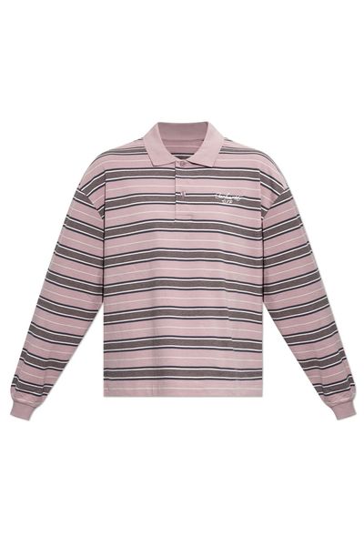 Carhartt WIP Bronson Striped Knit Polo Shirt