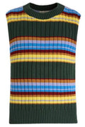 Dries Van Noten Striped Knitted Vest