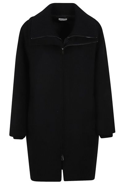 P.A.R.O.S.H. Quilted Lining Zip-Up Coat