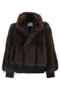 Sacai Long-Sleeved Shearling Jacket