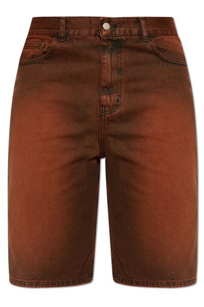 Carne Bollente Embroidered Denim Shorts
