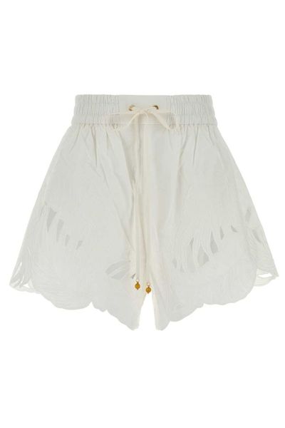 Zimmermann Mahon Embroidered Shorts