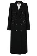 Elisabetta Franchi Double Layer Crêpe Coat