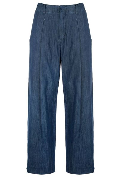 'S Max Mara Pleat Detailed Wide-Leg Jeans
