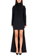 Tom Ford Long Sleeve Asymmetric Mini Dress