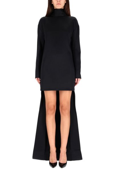 Tom Ford Long Sleeve Asymmetric Mini Dress