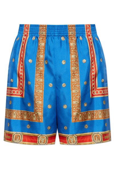 Versace Pattern-Printed Twill Shorts