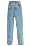 Vetements Stamp Print Wide-Leg Jeans