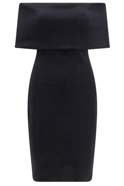 Bottega Veneta Off-The-Shoulder Fitted Dress
