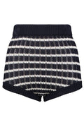 RED Valentino Textured High-Waist Shorts