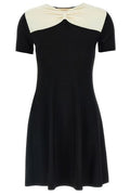 Valentino Bow Detiled Short-Sleeved Dress